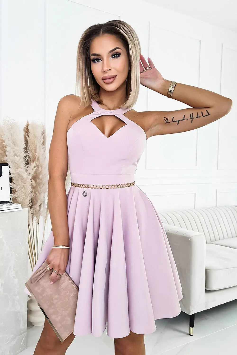 Evening dress model 162500 Bicotone