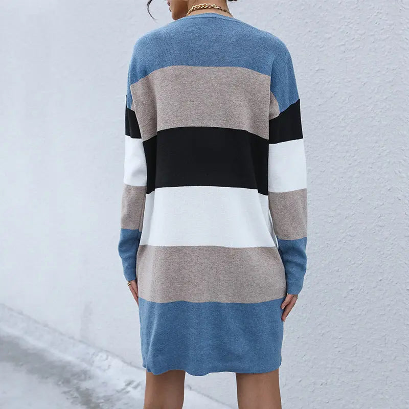 Long Sleeve Sweater Dress HUNDRED
