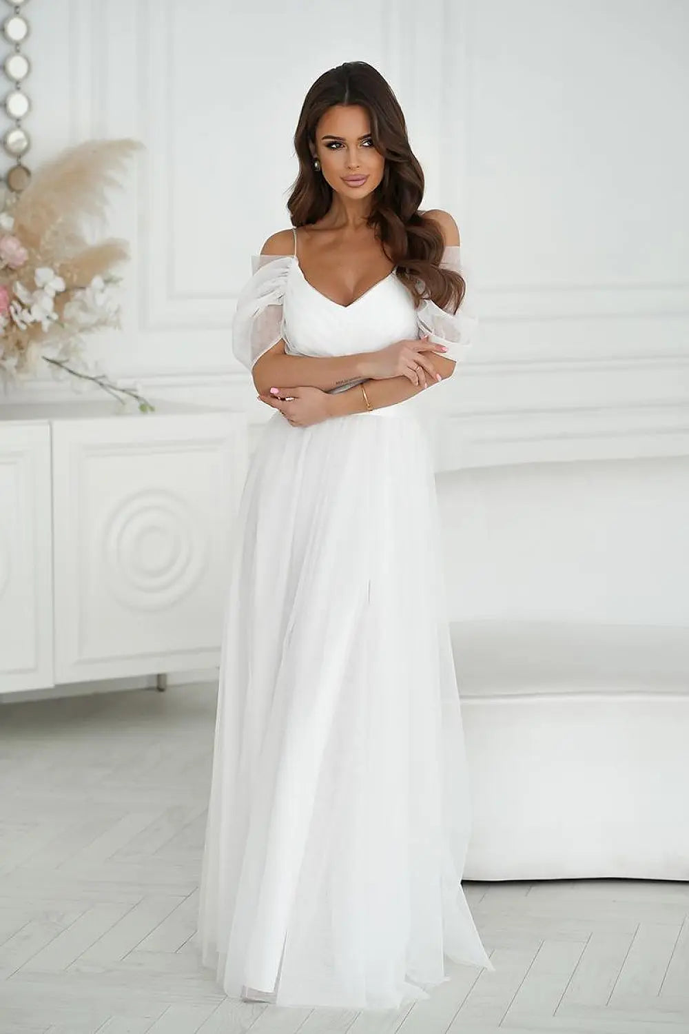 Long dress model 196092 Bicotone