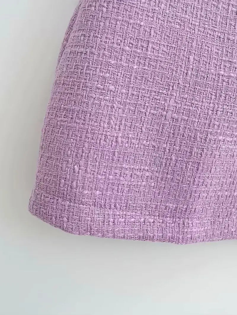 Simple Thin Classic Short Sleeve Dress JiaJia