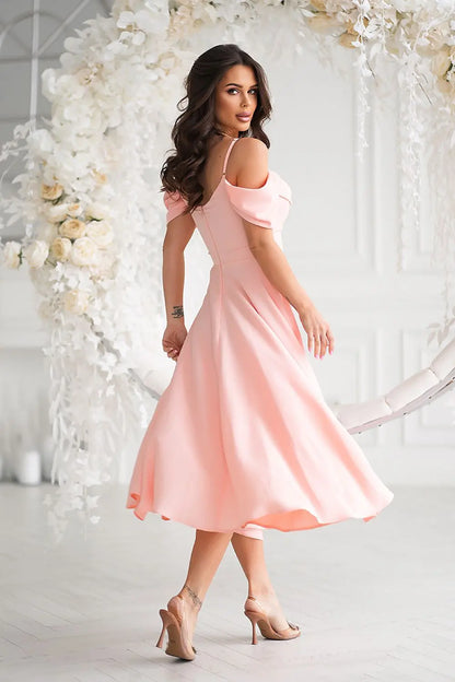 Evening dress model 210731 Bicotone 